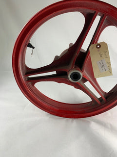 OEM Kawasaki EX500 Front Wheel Red