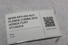 90306-KF0-003 NUT, FLANGE (12MM) 2010 HONDA FURY VT1300CX