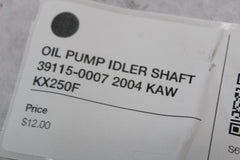 OIL PUMP IDLER SHAFT 39115-0007 2004 KAW KX250F