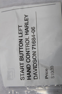 START BUTTON LEFT HAND CONTROL HARLEY DAVIDSON 71684-06