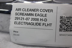 AIR CLEANER COVER SCREAMIN EAGLE 29121-07 2008 H-D ELECTRAGLIDE FLHT