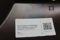 SIDE COVER 57200093EHB LEFT (ORANGE LAVA AND DARK ALLOY) HARLEY DAVIDSON 66250-0