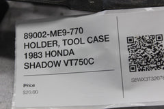 89002-ME9-770 HOLDER, TOOL CASE 1983 HONDA SHADOW VT750C
