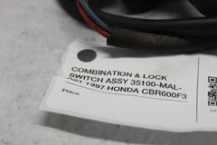 COMBINATION & LOCK SWITCH ASSY 35100-MAL-A21 1997 HONDA CBR600F3