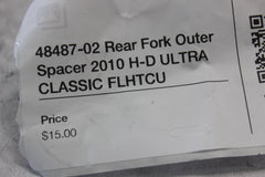 48487-02 Rear Fork Outer Spacer 2010 H-D ULTRA CLASSIC FLHTCU