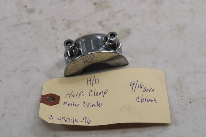 OEM Harley Davidson Handlebar Control Half Clamp Chrome 45044-96