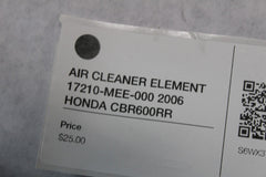 AIR CLEANER ELEMENT 17210-MEE-000 2006 HONDA CBR600RR
