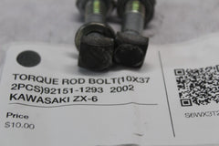 TORQUE ROD BOLT (10X37 2PCS) 92151-1293  2002 KAWASAKI ZX-6