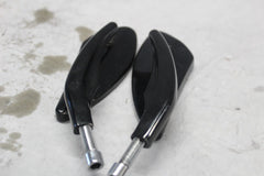 SET BLACK TEARDROP MIRRORS 2012 SPORTSTER XL1200