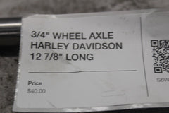 3/4" WHEEL AXLE HARLEY DAVIDSON 12 7/8" LONG