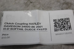 Clutch Coupling HARLEY DAVIDSON 34920-86 2001 H-D SOFTAIL DUECE FXSTD