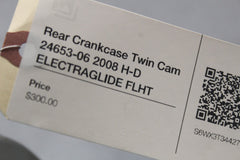 24654-06A RIGHT Crankcase Twin Cam SILVER 24653-06 2008 H-D ELECTRAGLIDE FLHT