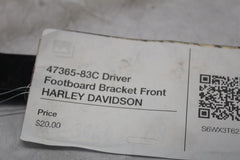 47365-83C Driver Footboard Bracket Front HARLEY DAVIDSON