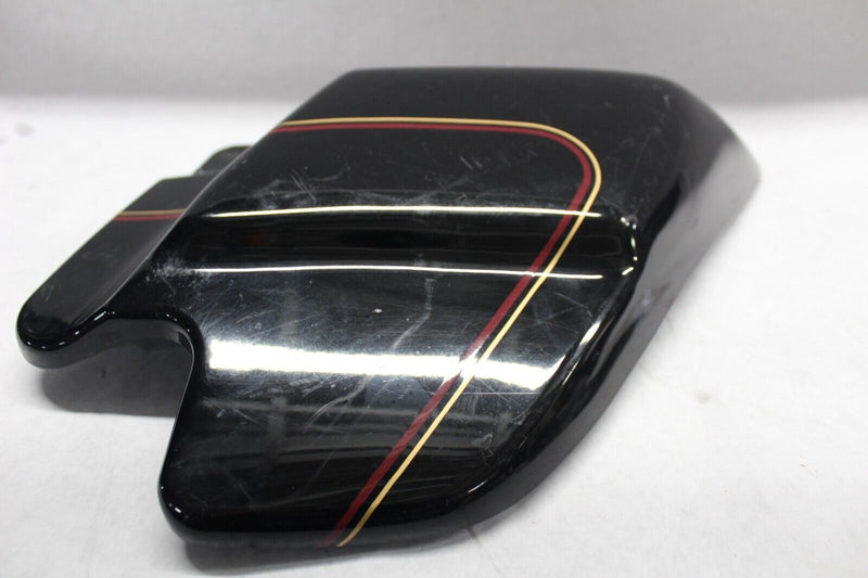 66670-97 Side Cover Right 66048-97 HARLEY DAVIDSON VIVID BLACK TAN RED PINSTRIPE