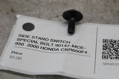 SIDE STAND SWITCH SPECIAL BOLT 90147-MCE-950  2000 HONDA CBR600F4