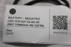 BATTERY - NEGATIVE LED 2C0-82116-00-00 2007 YAMAHA R6 YZFR6