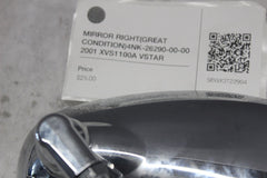 MIRROR RIGHT (GREAT CONDITION) 4NK-26290-00-00 2001 XVS1100A VSTAR CLASSIC