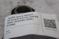 REAR AXLE RIGHT SPACER 64740-35F00 2002 SUZUKI GSX-R1000