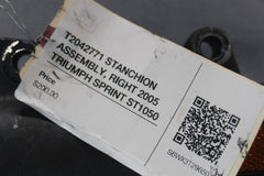 T2042771 STANCHION FORK ASSEMBLY, RIGHT 2005 TRIUMPH SPRINT ST1050