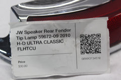 JW Speaker Rear Fender Tip Lamp 59672-09 2010 H-D ULTRA CLASSIC FLHTCU