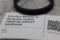 Induction Module To Backplate Gasket 29000108 HARLEY DAVIDSON