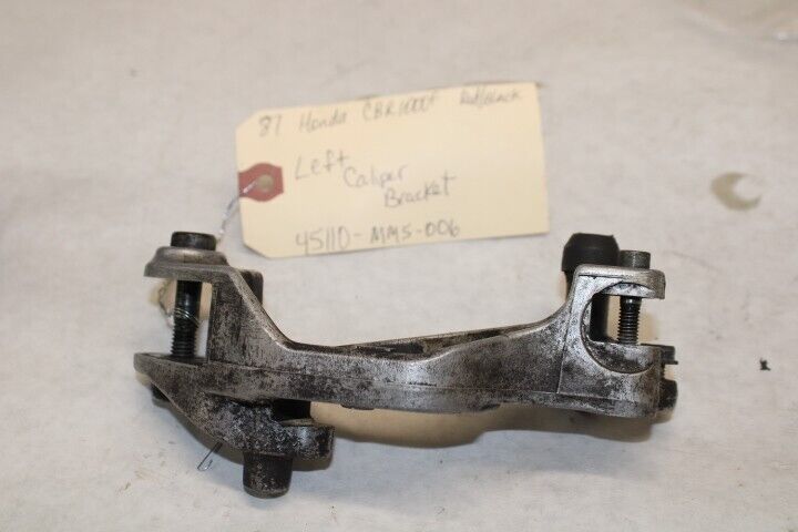 Left Front Brake Caliper Bracket 1987 Honda CBR1000F Hurricane