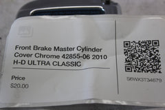 Front Brake Master Cylinder Cover Chrome 42855-06 2010 H-D ULTRA CLASSIC FLHTCU