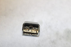 CHROME PTT SQ Switch Cap BUTTON HARLEY DAVIDSON