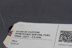 61426-95 CUSTOM STRETCHED SOFTAIL FUEL TANK, LEFT - 3.5 GAL. (PRIME) HARLEY DAVI