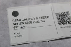 REAR CALIPER BLEEDER SCREW 4890 2022 RG SPECIAL