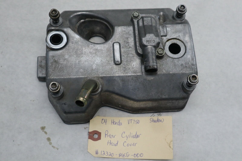OEM Honda Motorcycle Rear Cylinder Head Cover 2004 Shadow VT750 12320-MEG-000