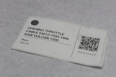 OPENING THROTTLE CABLE 54012-1593 1999 KAW VULCAN 1500