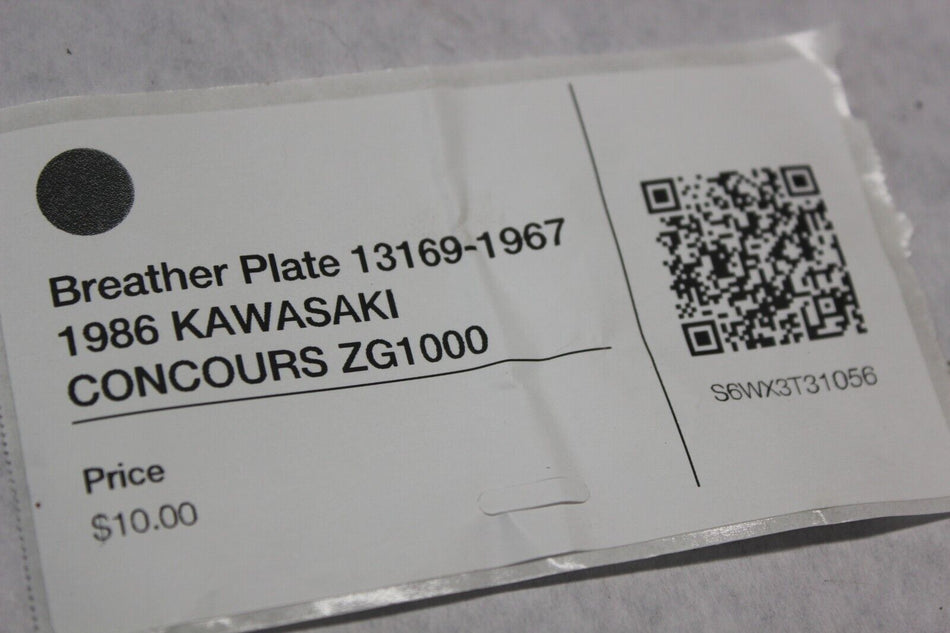 Breather Plate 13169-1967 1986 KAWASAKI CONCOURS ZG1000