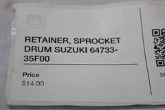 RETAINER, SPROCKET DRUM SUZUKI 64733-35F00