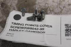 TIMING POINTS COVER SCREW (5) 68042-99  HARLEY-DAVIDSON