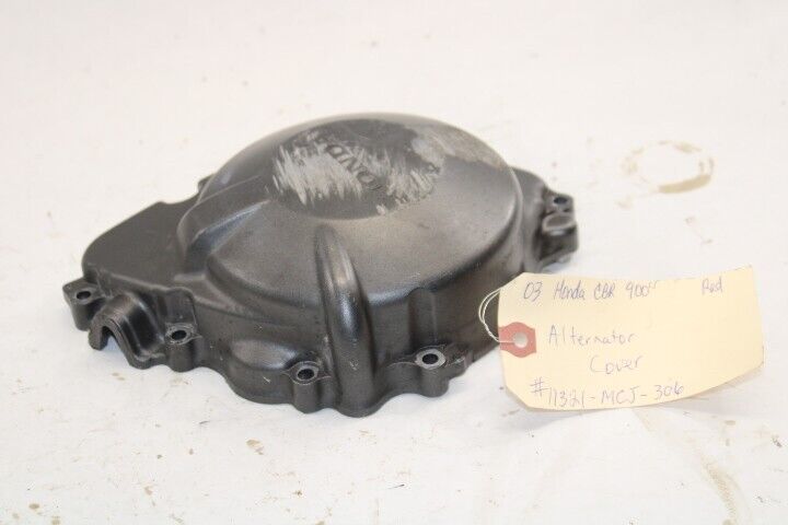 OEM Honda Motorcycle Alternator Cover 11321-MCJ-306 2003 CBR900RR Black Red