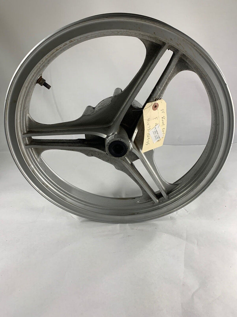 41073-1329-V5 Kawasaki EX500 Front Wheel Silver