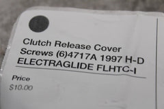 Clutch Release Cover Screws (6)4717A 1997 H-D ELECTRAGLIDE FLHTC-I