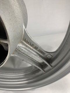 OEM Kawasaki Rear Wheel 1988 EX500 41073-1359-v5 Silver Finish