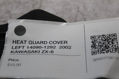 HEAT GUARD COVER LEFT 14090-1292  2002 KAWASAKI ZX-6