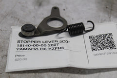 STOPPER LEVER 2C0-18140-00-00 2007 YAMAHA R6 YZFR6