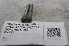 IGNITION COIL BOLT 2PCS 4717A 2001 H-D SOFTAIL DUECE FXSTD