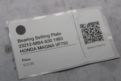Bearing Setting Plate 23212-MB4-830 1983 HONDA MAGNA VF750