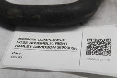 26900028 COMPLIANCE HOSE ASSEMBLY, RIGHT HARLEY DAVIDSON 26900026