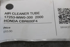 AIR CLEANER TUBE 17253-MW0-300  2000 HONDA CBR600F4