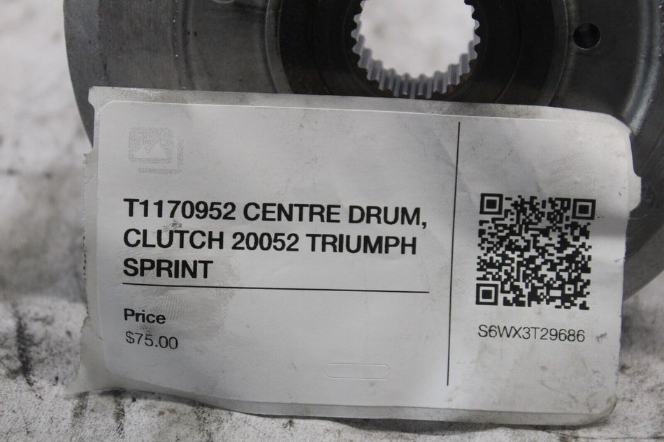 T1170952 CENTRE DRUM, CLUTCH 20052 TRIUMPH SPRINT