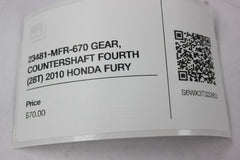 23481-MFR-670 GEAR, COUNTERSHAFT FOURTH (28T) 2010 HONDA FURY VT1300CX