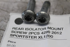 REAR ISOLATOR MOUNT SCREW 2PCS 4290 2012 SPORTSTER XL1200