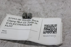 67043-96 Gauge Back Clamp Nut (2) 2000 H-D ELECTRAGLIDE FLHT