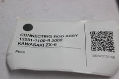 CONNECTING ROD ASSY 13251-1100-II 2002 KAWASAKI ZX-6